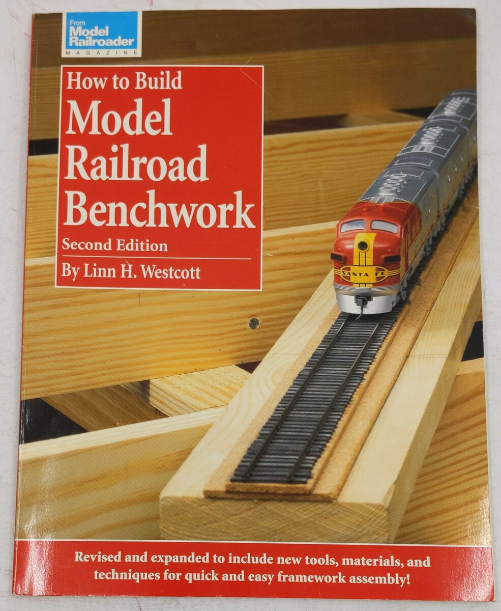 How to Build Model Railroad Benchwork 2nd Edition Paperback Book Linn H Westcott VG
