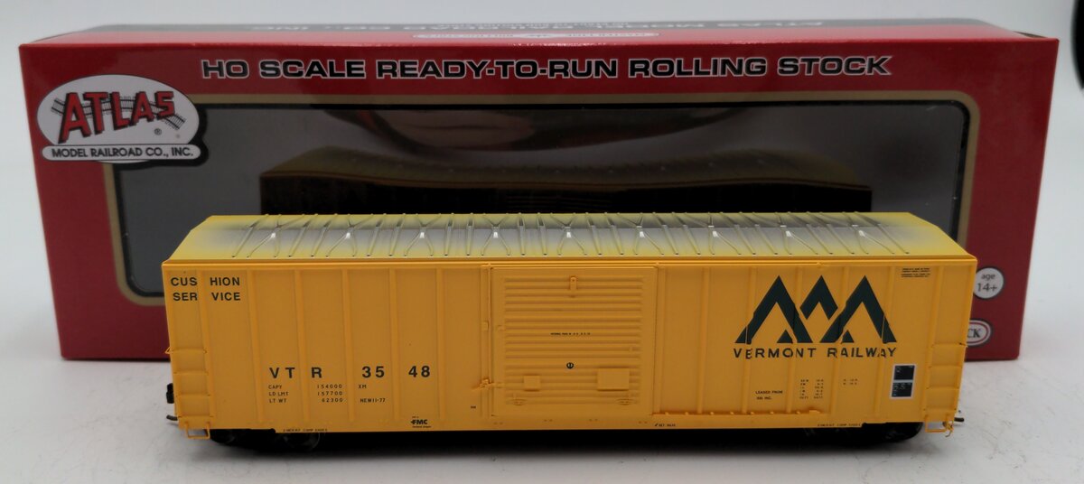 Atlas 20006211 HO Vermont Railway FMC 5077 SSD Box Car #3548