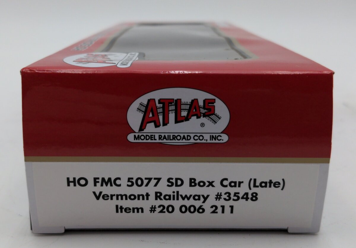 Atlas 20006211 HO Vermont Railway FMC 5077 SSD Box Car #3548