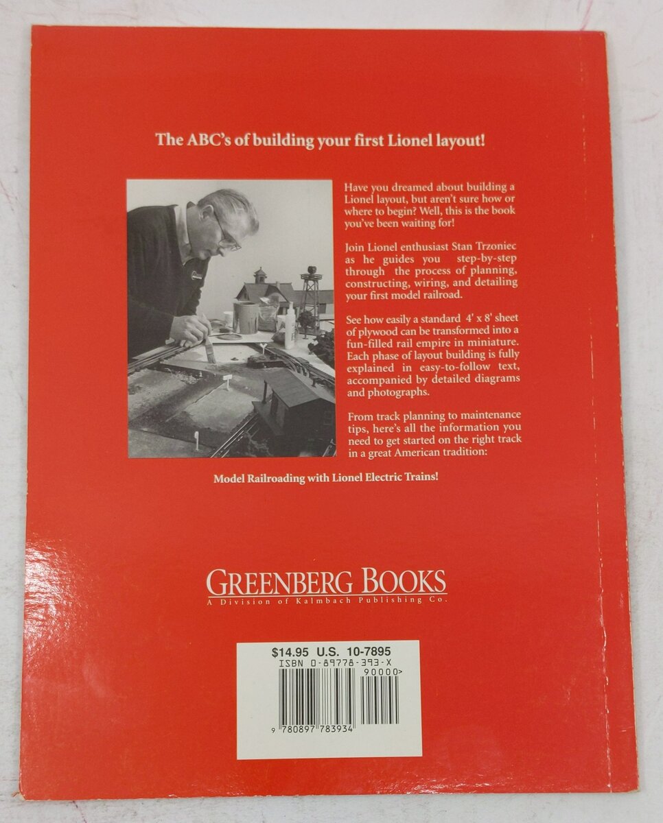 How to Build Your First Lionel Layout Paperback Book By Stanley W. Trzoniec VG