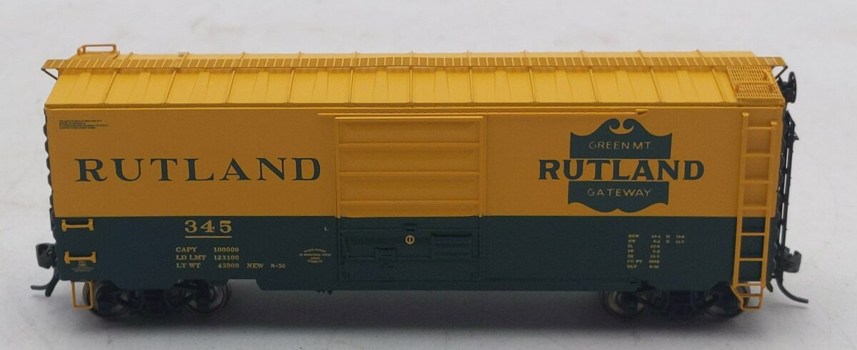 InterMountain 300-399 HO Scale Steam Shack Rutland PS-1 Boxcar #345 NIB