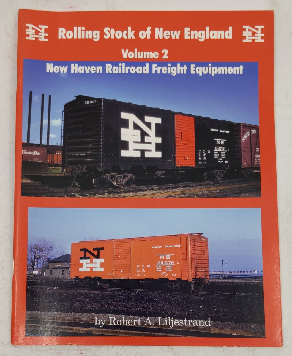 Rolling Stock of New England Vol.2 Paperback Book By Robert A. Liljestrand VG