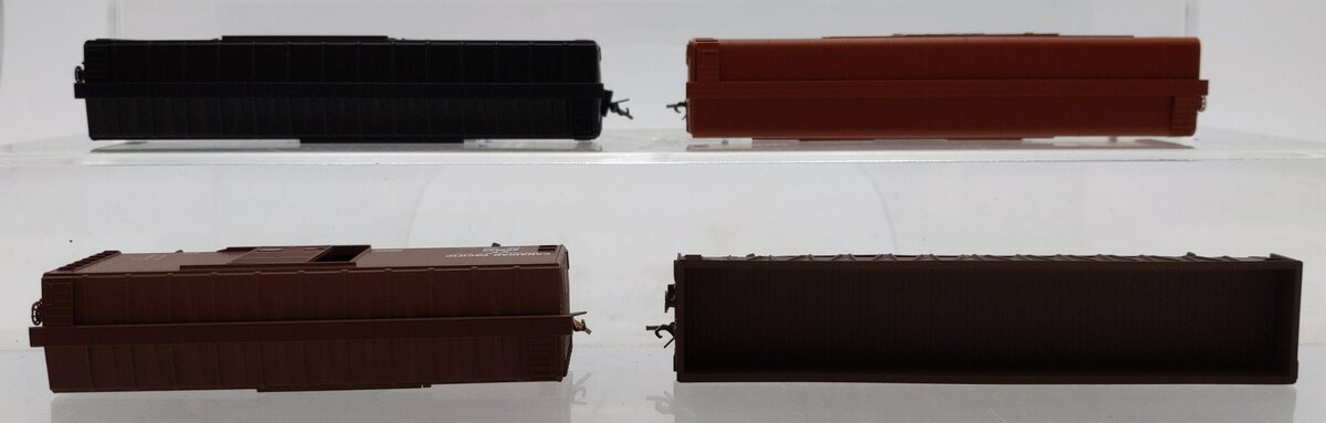 Micro-Trains N Scale Assorted Freight Cars: 269669, 1919, 48302, 145457 [4] LN/Box