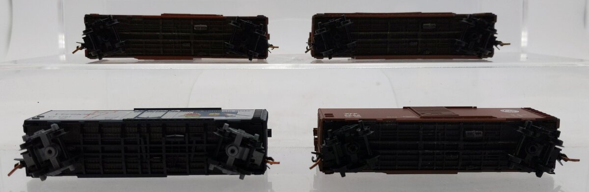 Micro-Trains N Scale Assorted Freight Cars: 1791, 2892, 521992, 585881 [4] LN/Box