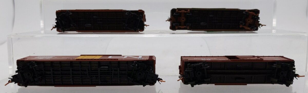 Micro-Trains N Scale Assorted Freight Cars: 6043, 582225, 585883, 401005 [4] LN/Box