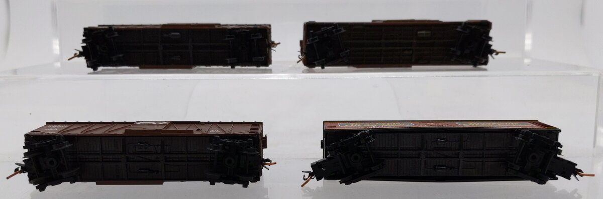Micro-Trains N Scale Assorted Freight Cars: 1833, 75720, 4014, 73835 [4] LN/Box