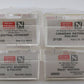 Micro-Trains N Scale Assorted Freight Cars: 40014, 282225, 90017, 290159 [4] LN/Box