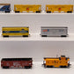 Roco HO Scale Assorted Boxcar, Reefer, Hopper, Stock, Tank, & Caboose [15] EX