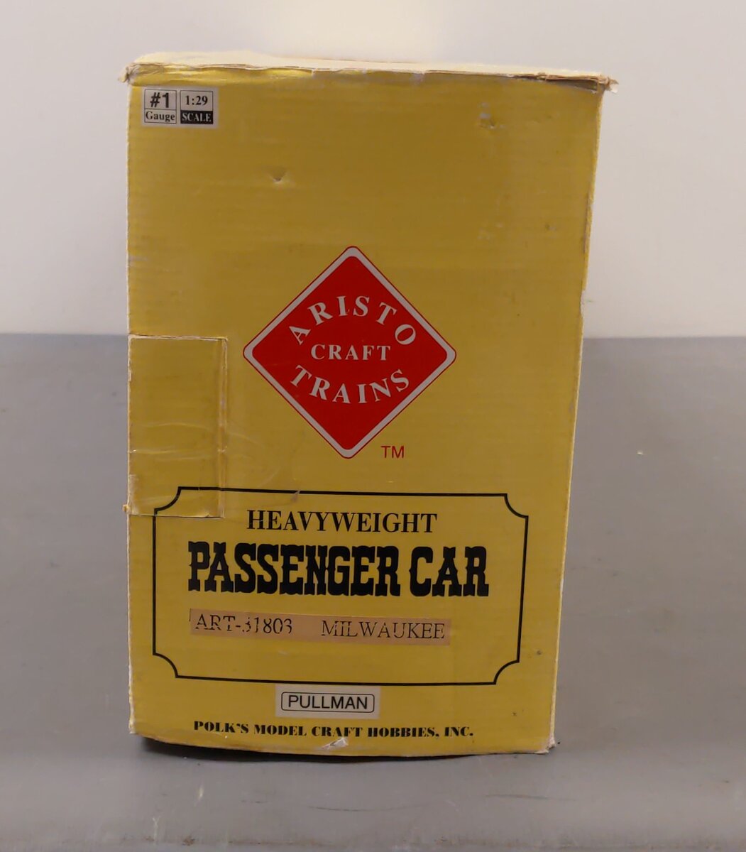 Aristo-Craft 31803 G Scale Milwaukee Road "Mount McKinley" Passenger Car EX/Box