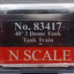 Model Power 83417 N Scale GATX Corporation 40' 3-Dome Tank Car #10452