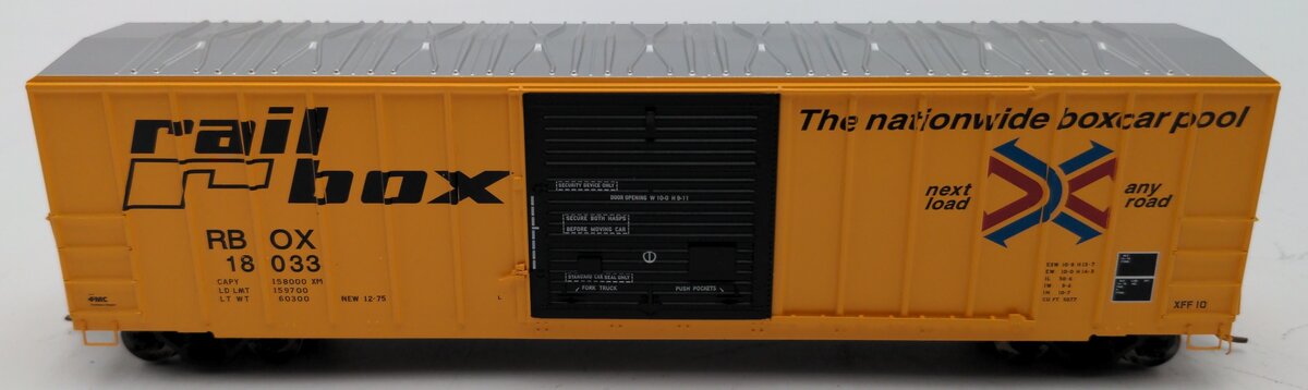 Atlas 20006218 HO Railbox FMC 5077 SSD Box Car #18033