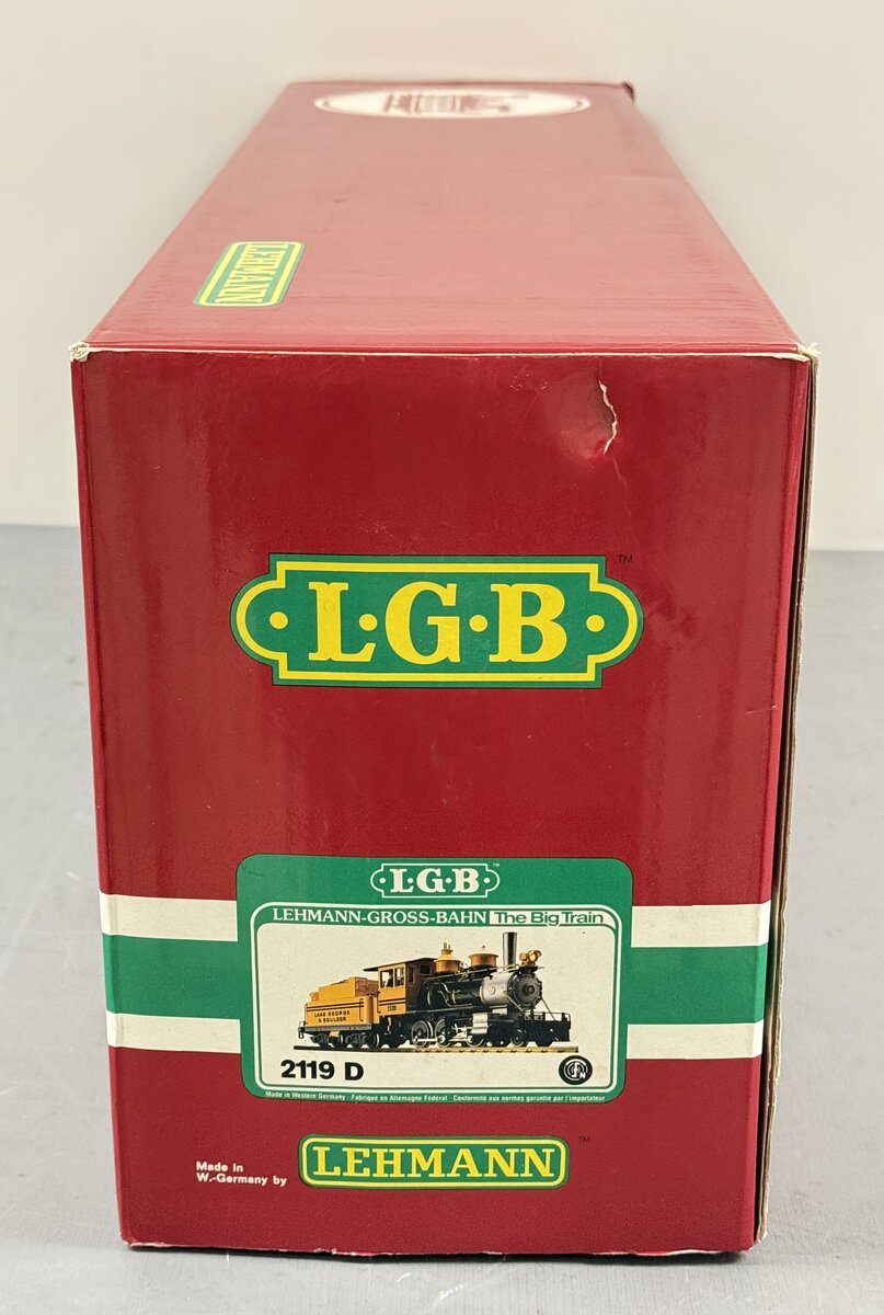 LGB 2119D G Scale Lake George and Boulder 2-6-0 Mogul Steam