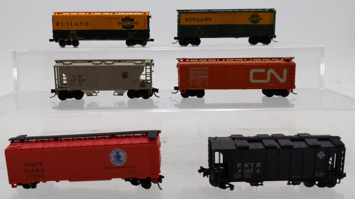 Atlas and Other N Scale Assorted Freight Cars: [6] VG