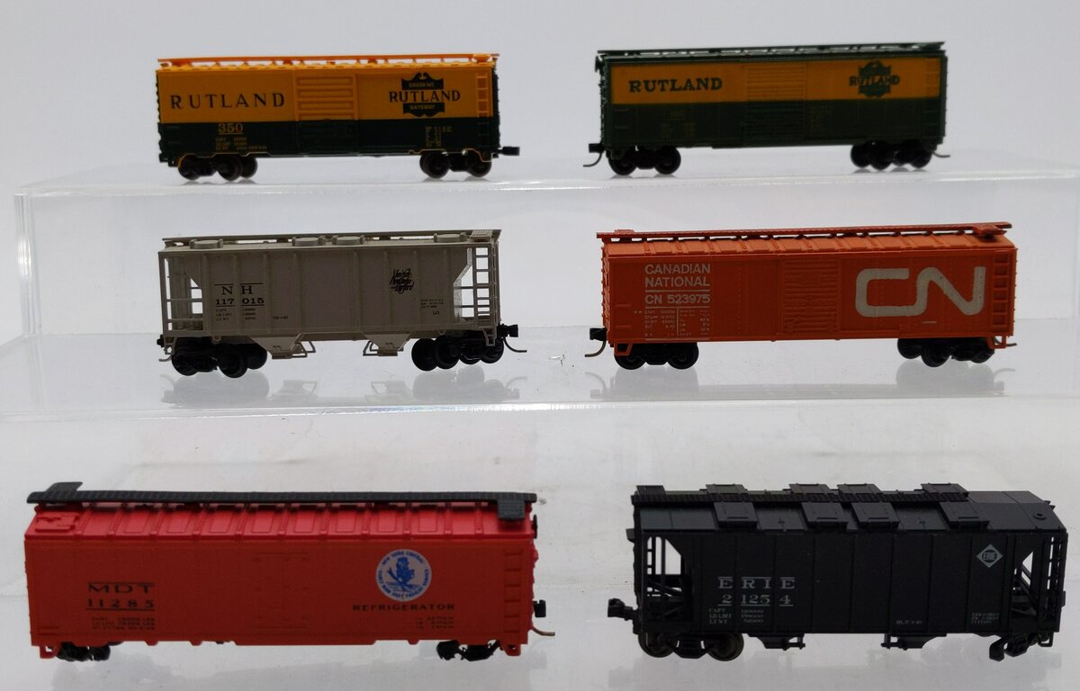 Atlas and Other N Scale Assorted Freight Cars: [6] VG