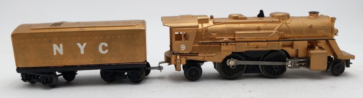 Lionel Vintage O 1110 2-4-2 Steam Locomotive & 2689TX NYC Tender #9 -Custom