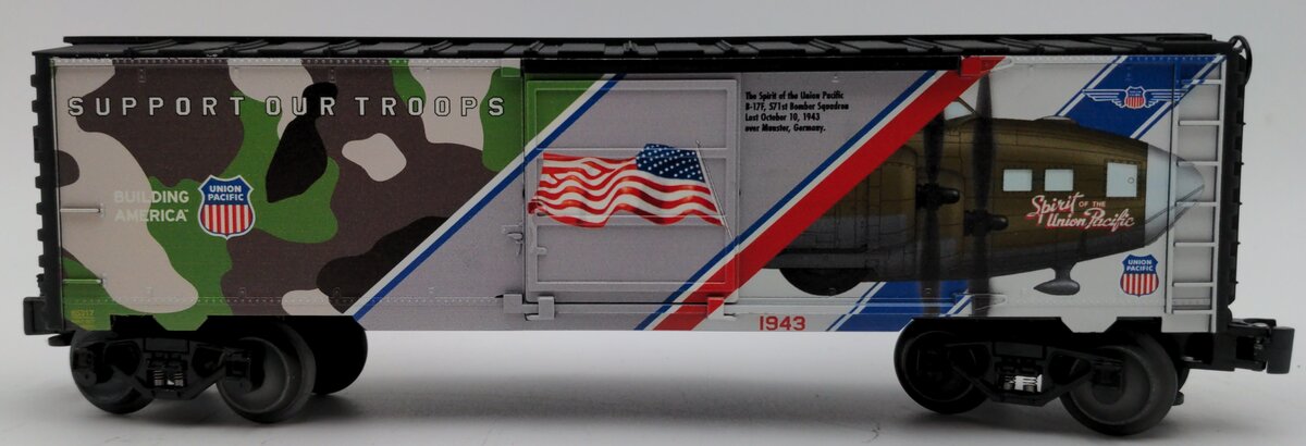 Lionel 6-85317 O Gauge Spirit of the Union Pacific Made in USA Boxcar