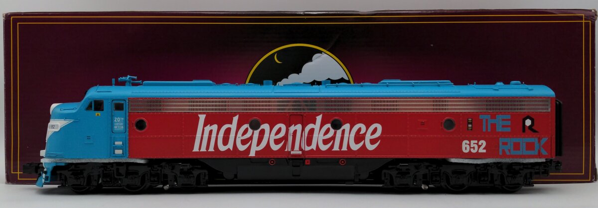 MTH 20-21248-1 O Rock Island E-8 A Unit Diesel Locomotive #652 with PS 3.0