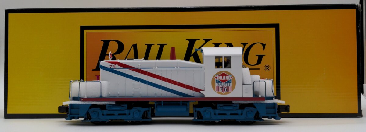 MTH 30-20599-1 Inland Steel RailKing SW-1 Diesel Switcher #76 w/PS 3.0