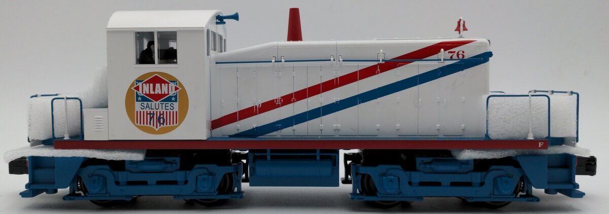 MTH 30-20599-1 Inland Steel RailKing SW-1 Diesel Switcher #76 w/PS