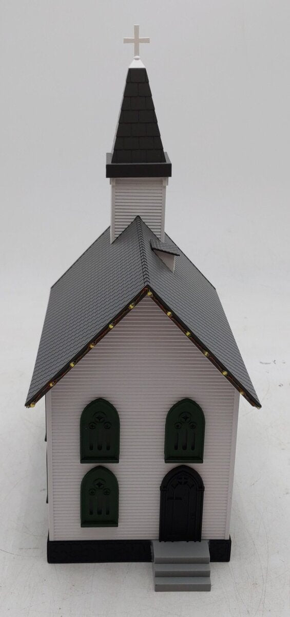 MTH 30-90578 O RailKing Country Church with White LEDs #5