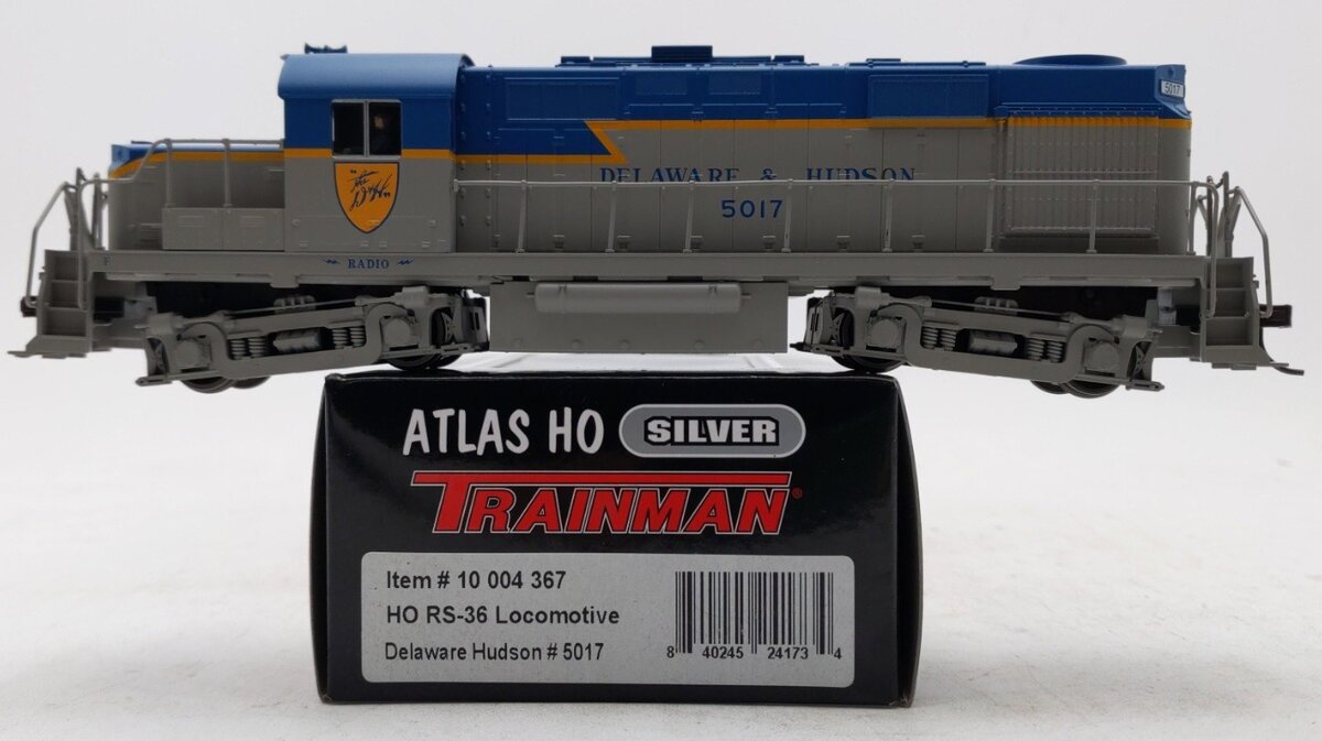 Atlas 10004367 HO Delaware & Hudson Silver RS-32/36 Diesel Locomotive #5017
