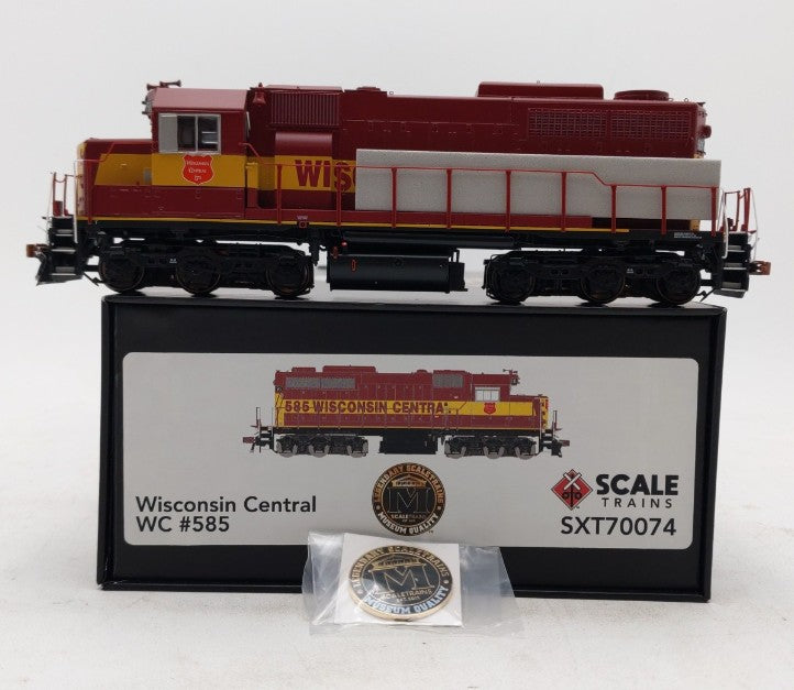Scale Trains SXT70074 HO Wisconsin Central EMD SDL39 Diesel Locomotive #585 LN/Box