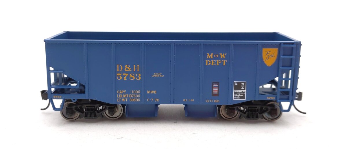 Bowser 43097 HO Delaware & Hudson 55-Ton Ballast Hopper Ready to Run #5783 NIB