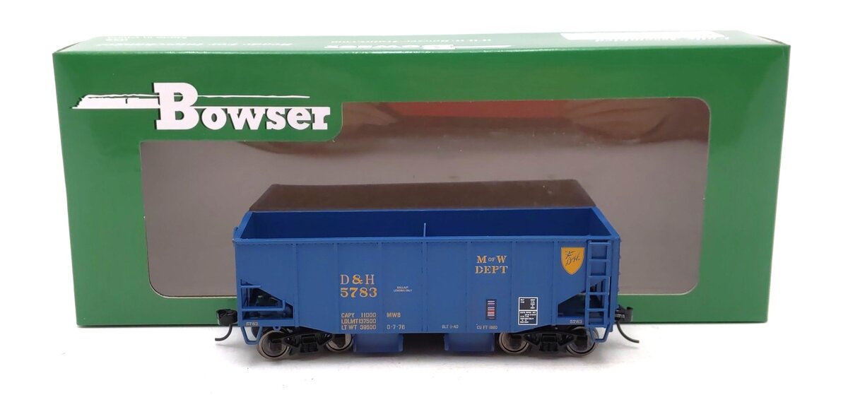Bowser 43097 HO Delaware & Hudson 55-Ton Ballast Hopper Ready to Run #5783 NIB