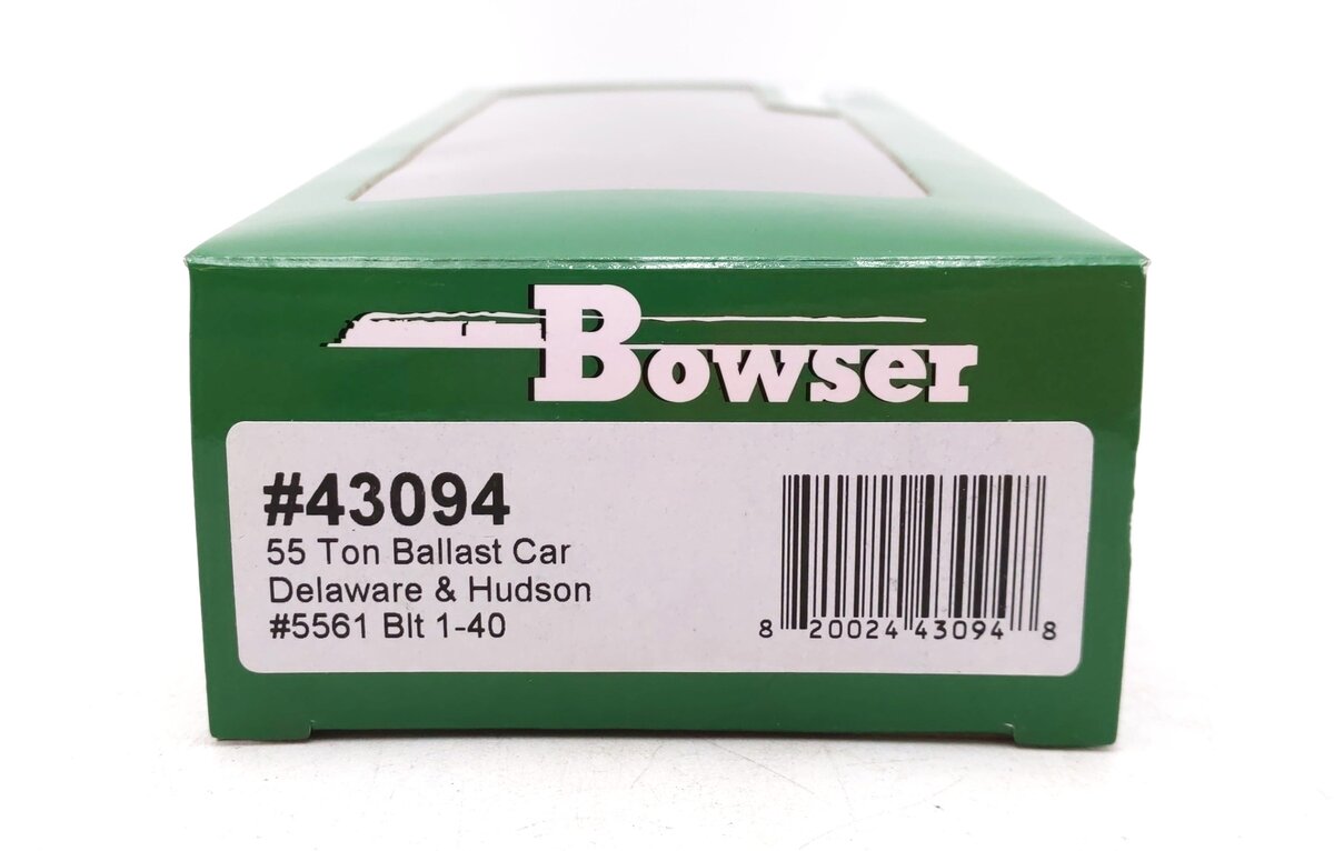 Bowser 43094 HO Delaware & Hudson 55-Ton Fishbelly Hopper #5561