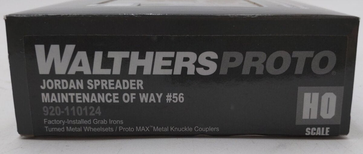 Walthers 920-110124 HO Maintenance of Way Jordan Spreader # 56 Ready to Run LN/Box