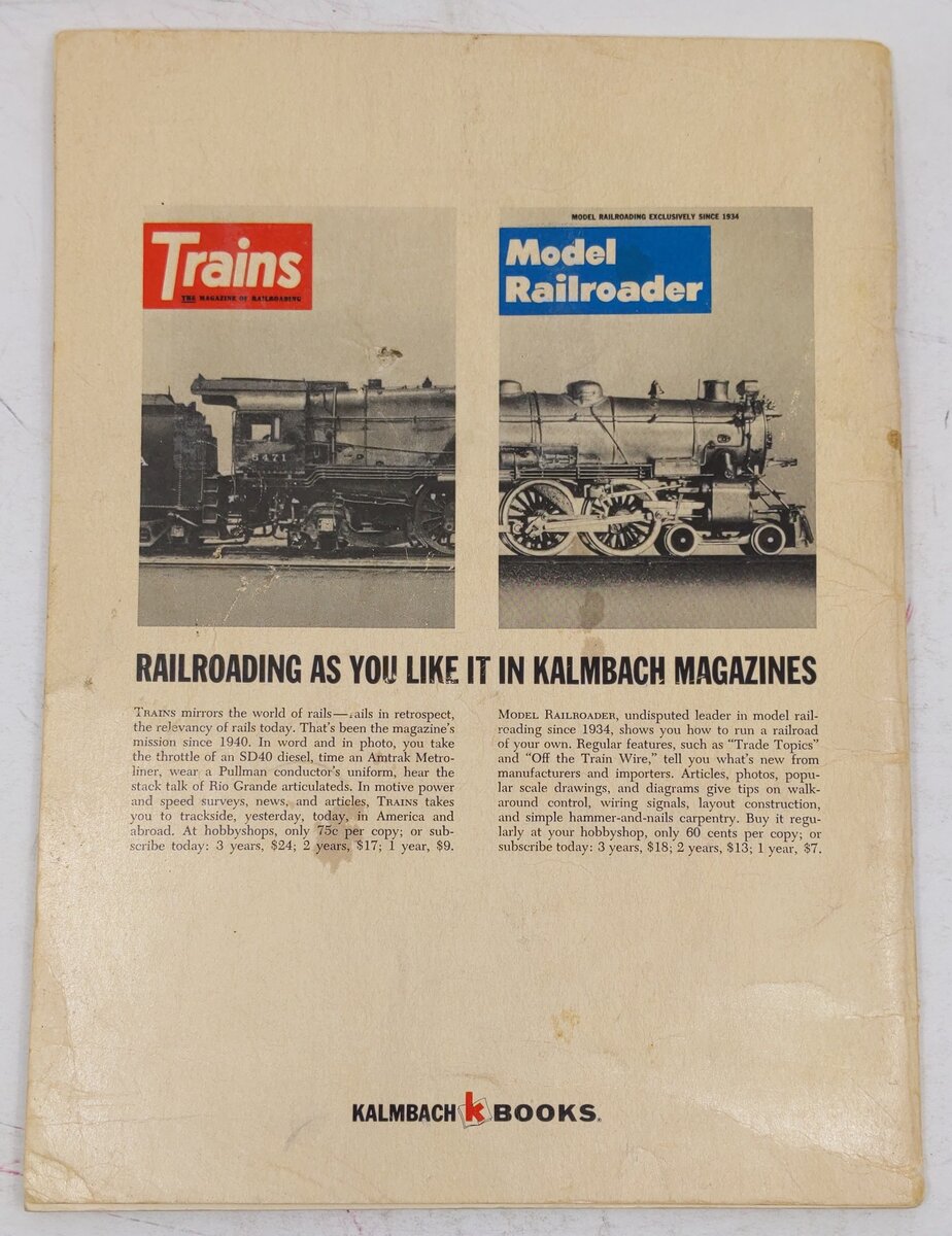 101 Track Plans for Model Railroaders Paperback Book By Linn H. Westcott VG