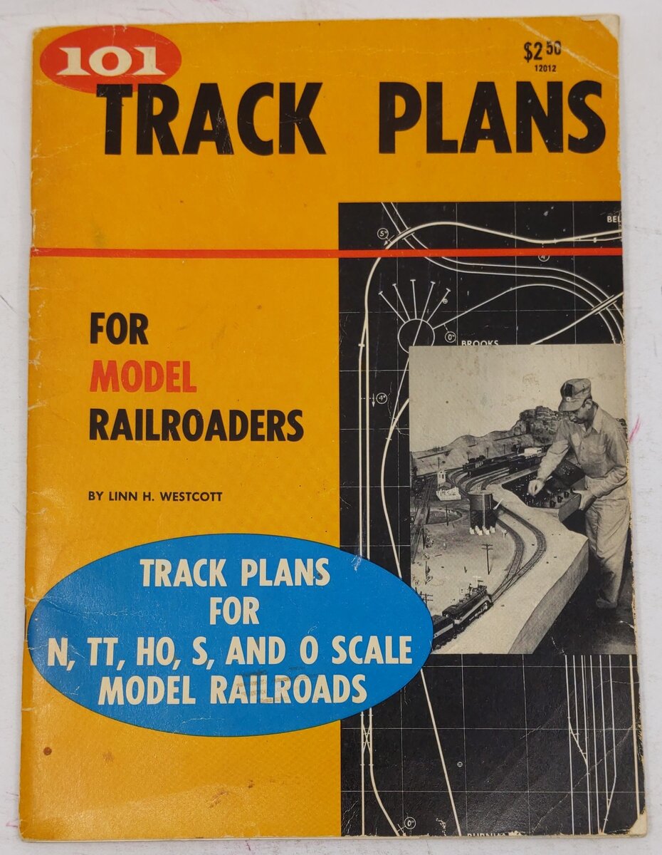 101 Track Plans for Model Railroaders Paperback Book By Linn H. Westcott VG