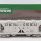 Bowser 43251 HO Central of Georgia Executive Line H34 Covered Hopper Car #1343