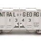 Bowser 43251 HO Central of Georgia Executive Line H34 Covered Hopper Car #1343