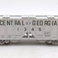 Bowser 43252 HO Central of Georgia Executive Line H34 Covered Hopper Car #1345