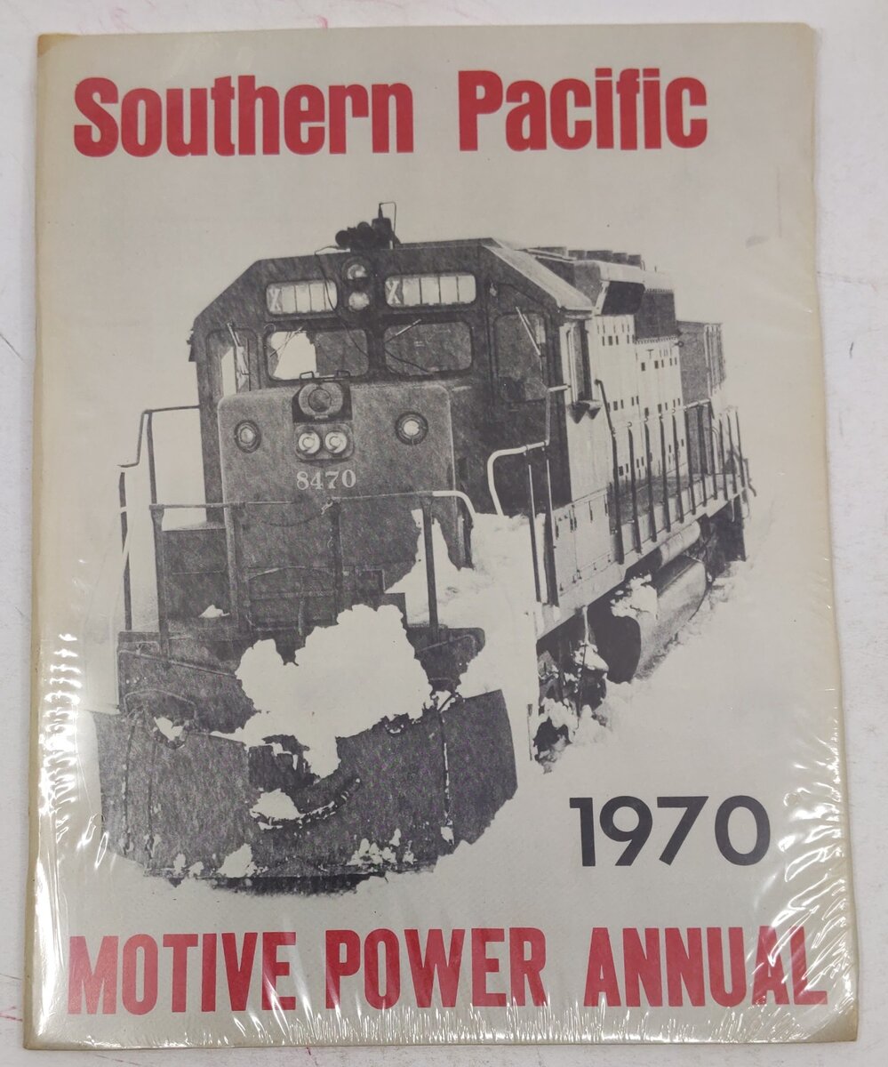 Southern Pacific Motive Power Annual 1970 Paperback Book By Joseph A. Strapac MT
