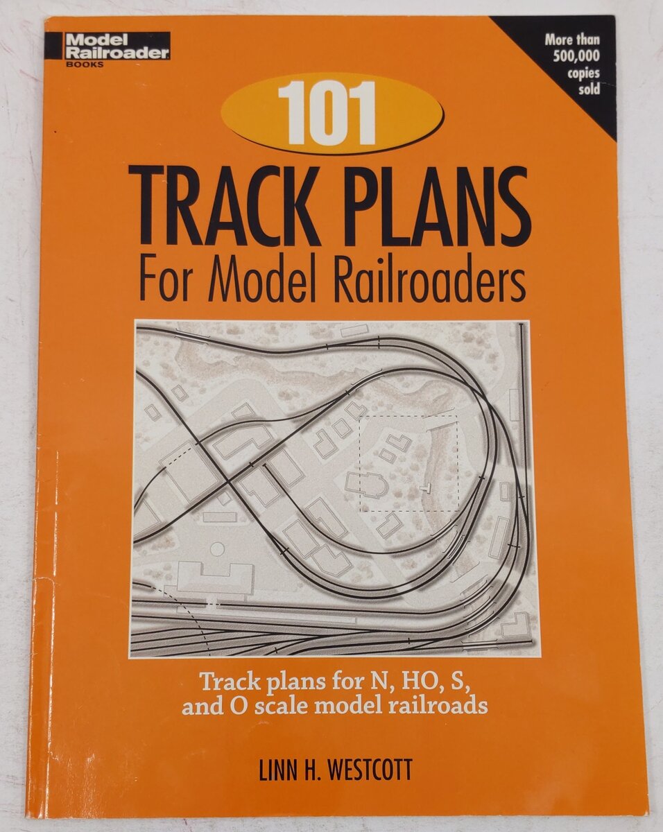 101 Track Plans for Model Railroaders Paperback Book By Linn Westcott VG