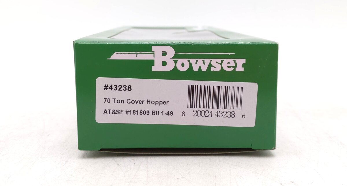 Bowser 43238 HO ATSF Executive Line H34 Covered Hopper Car #181609