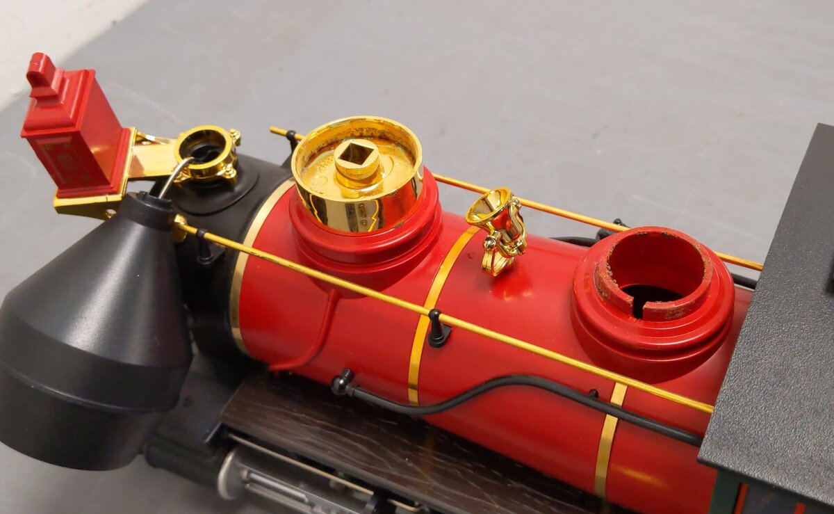 LGB 2018D G Scale DSP&PRR 2-6-0 Mogul Steam Locomotive & Tender #18 VG/Box