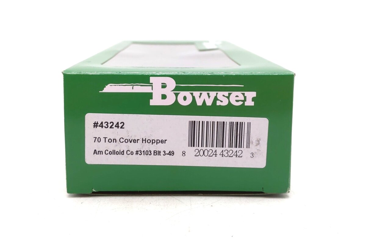 Bowser 43242 HO American Colloid Company Executive Line H34 Covered Hopper #3103
