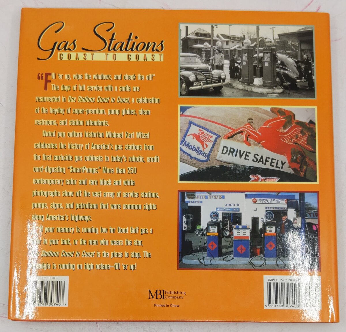 Gas Stations Coast to Coast Hardcover Book By Michael Karl Witzel EX