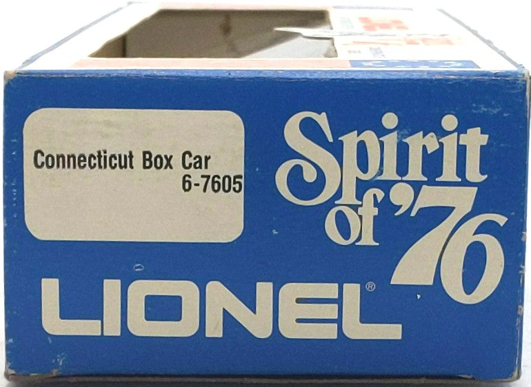 Lionel 6-7605 O Gauge Spirit of 76 State of Connecticut Boxcar #7605 EX/Box