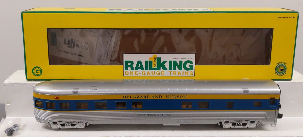 MTH 70-68013 Delaware & Hudson G Scale Streamlined Observation Car