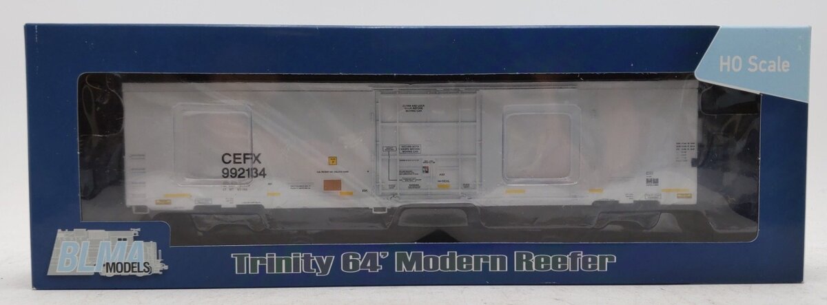 BLMA Models 52916 HO Scale CEFX Trinity 64' Reefer #992134