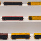 Life Like HO Scale Assorted Freight-Boxcar, Reefer Cars, Flat Cars [13] EX