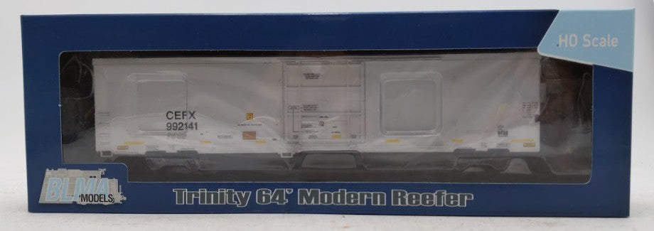 BLMA Models 52923 HO Scale CEFX Trinity 64' Modern Refrigerator Car #922141