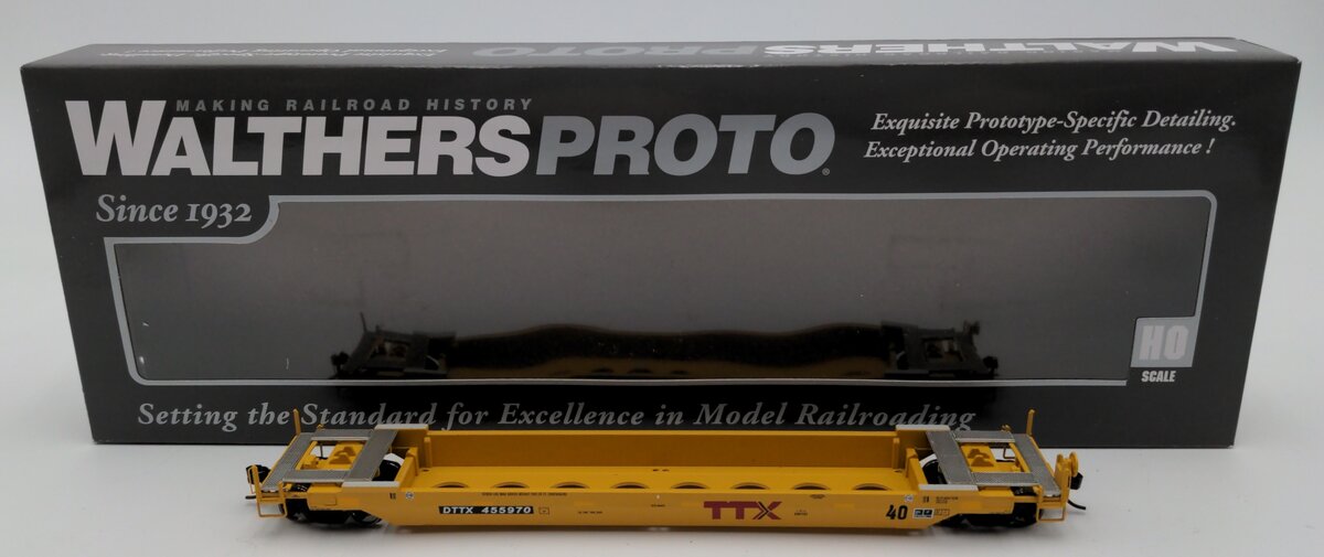 Walthers 920-109123 HO DTTX New Logo Gunderson Rebuilt 40' Well Car #455970
