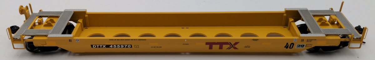 Walthers 920-109123 HO DTTX New Logo Gunderson Rebuilt 40' Well Car #455970