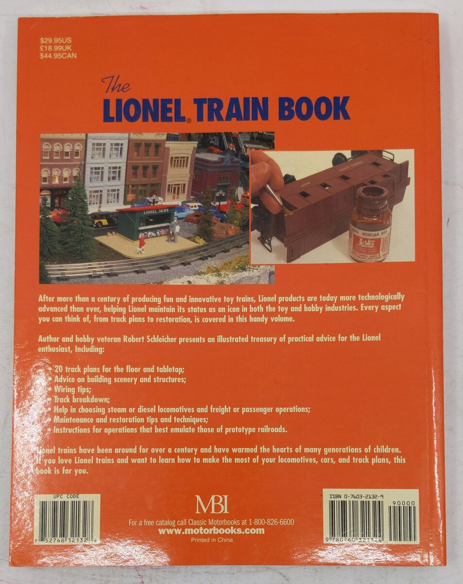 The Lionel Train Book Paperback By Robert Schleicher VG