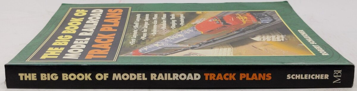 The Big Book of Model Railroad Track Plans Paperback Book By Robert Schleicher VG